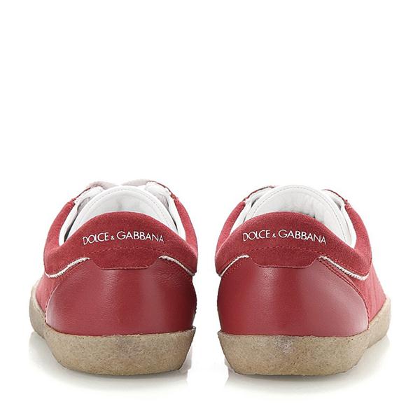 板鞋】dolce&gabbana/杜嘉班纳 牛皮 系带 男士灰色板鞋【正品 价格