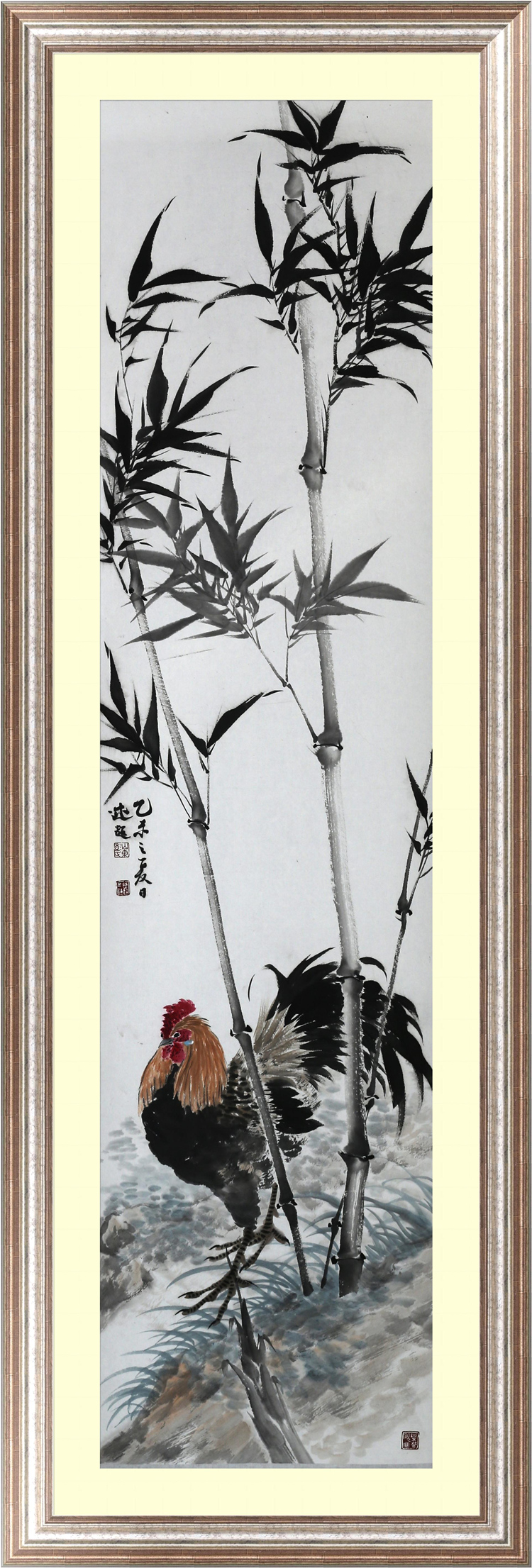 彭述超《大吉大利》传统水墨 写意花鸟