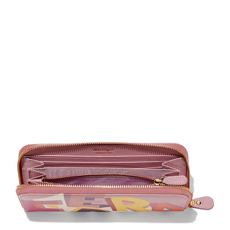 salvatore ferragamo/菲拉格慕 女士英文字母混色钱包