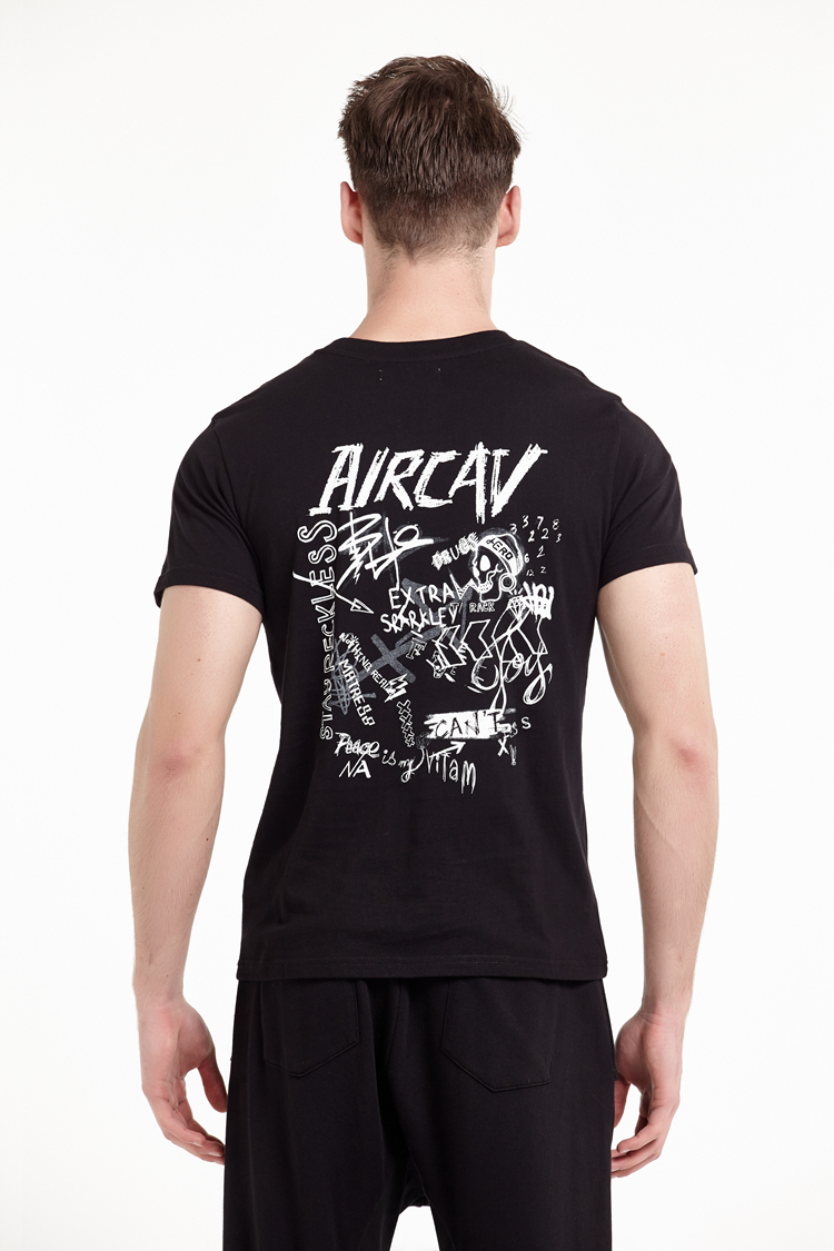 blues heroes/blues heroes online 春夏新款 短袖 圆领 时尚 涂鸦