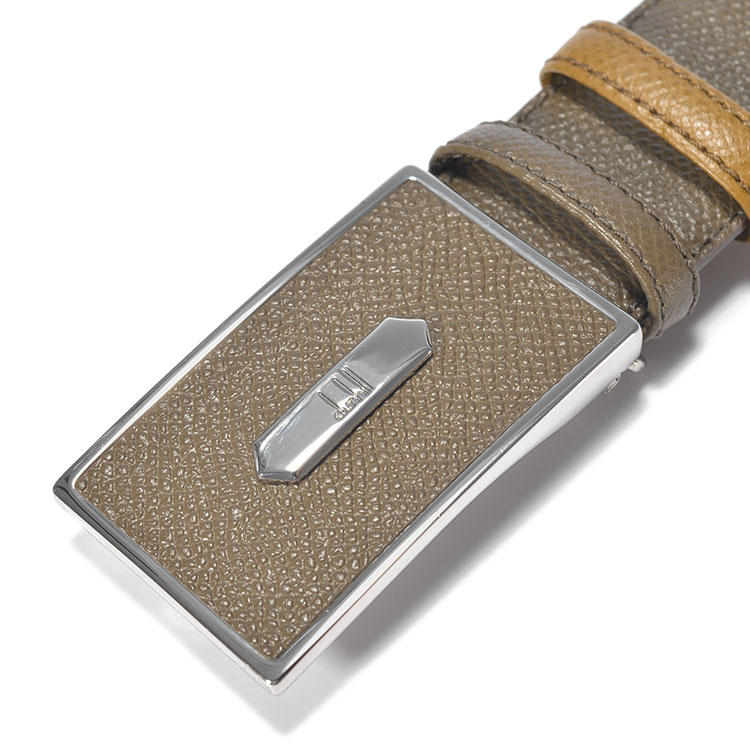dunhill/登喜路 男士棕色牛皮剖层革腰带122cm