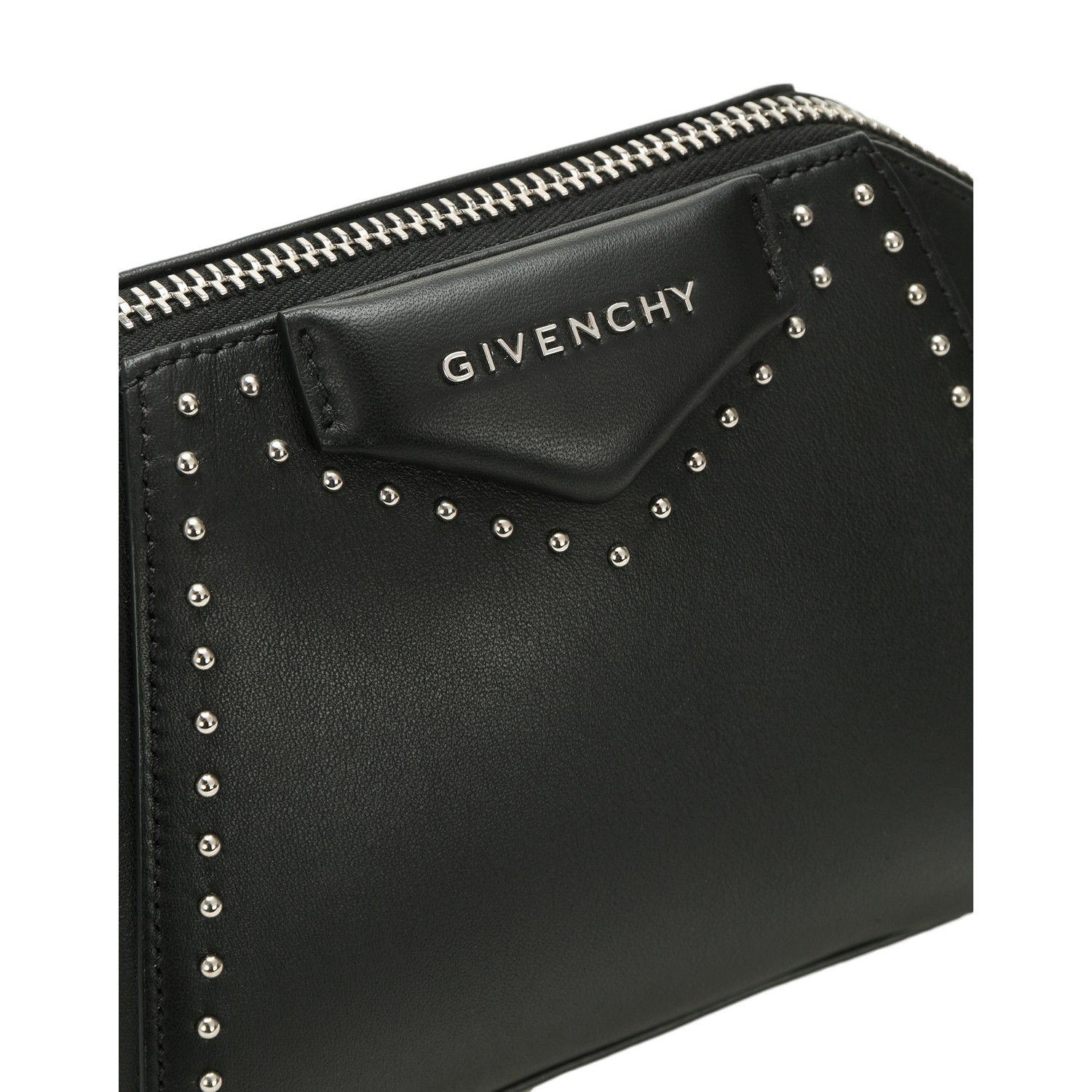 givenchy/纪梵希 黑色皮革手拿包 gvbc06826694