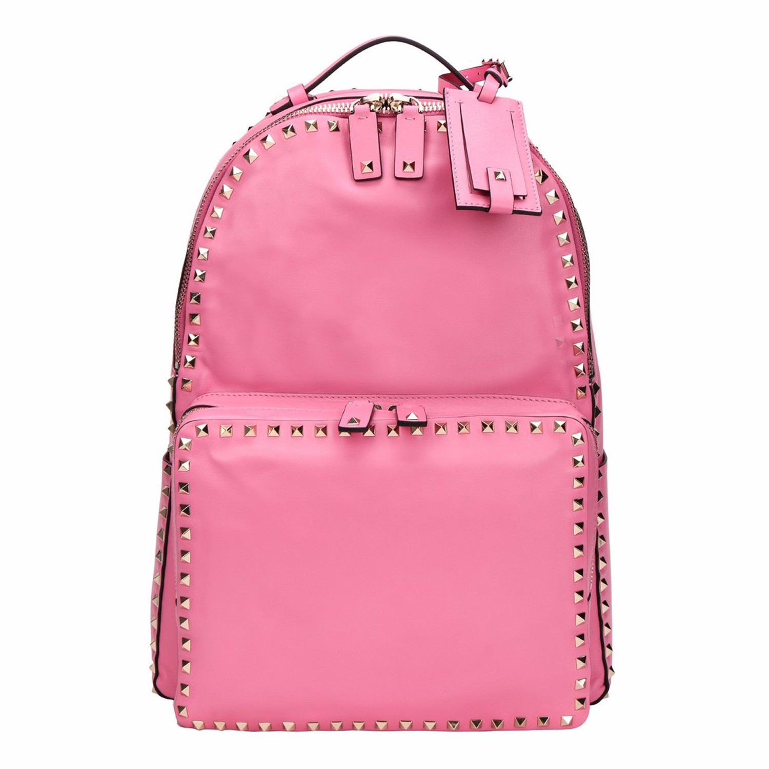 valentino/华伦天奴 女士粉色皮革背包 vliw2b0857bol