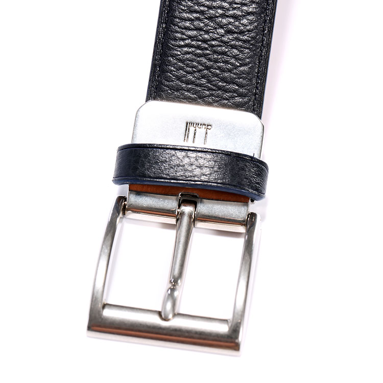 腰带】dunhill/登喜路 男士藏青色牛皮革腰带122cm【正品 价格 图片】