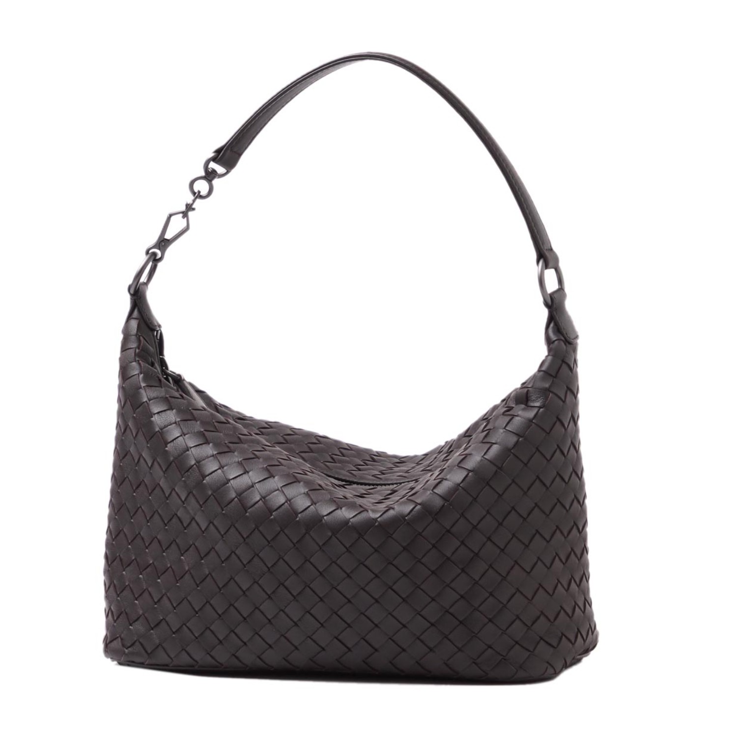 bottega veneta/葆蝶家 女士棕色编织羊皮手提单肩包 &239988 v0016