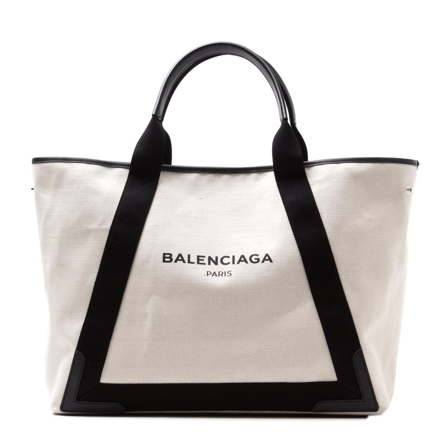 【包郵包稅】balenciaga/巴黎世家 女士帆布拼牛皮單肩包單肩包