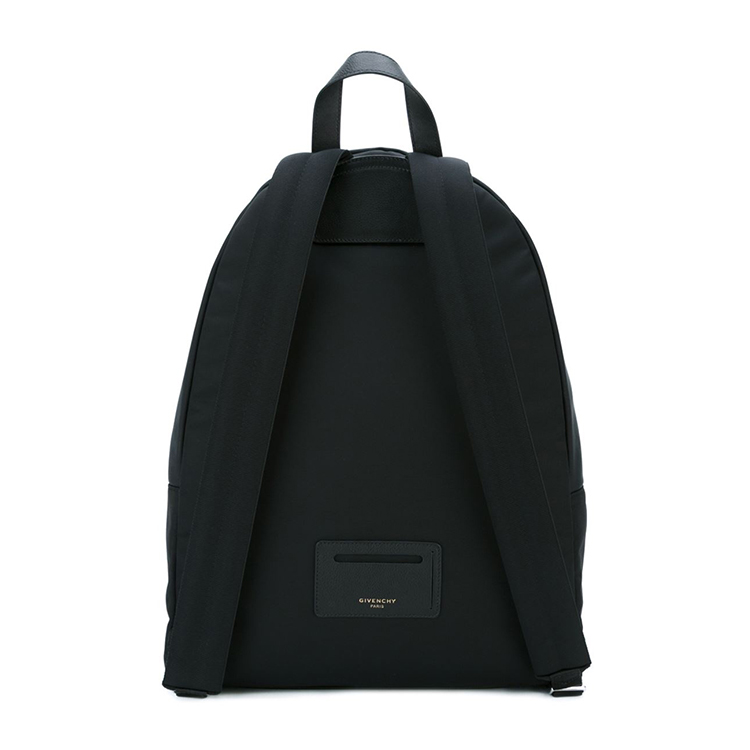 givenchy/纪梵希 logo印花黑色帆布男士简约休闲双肩包#bj05763184