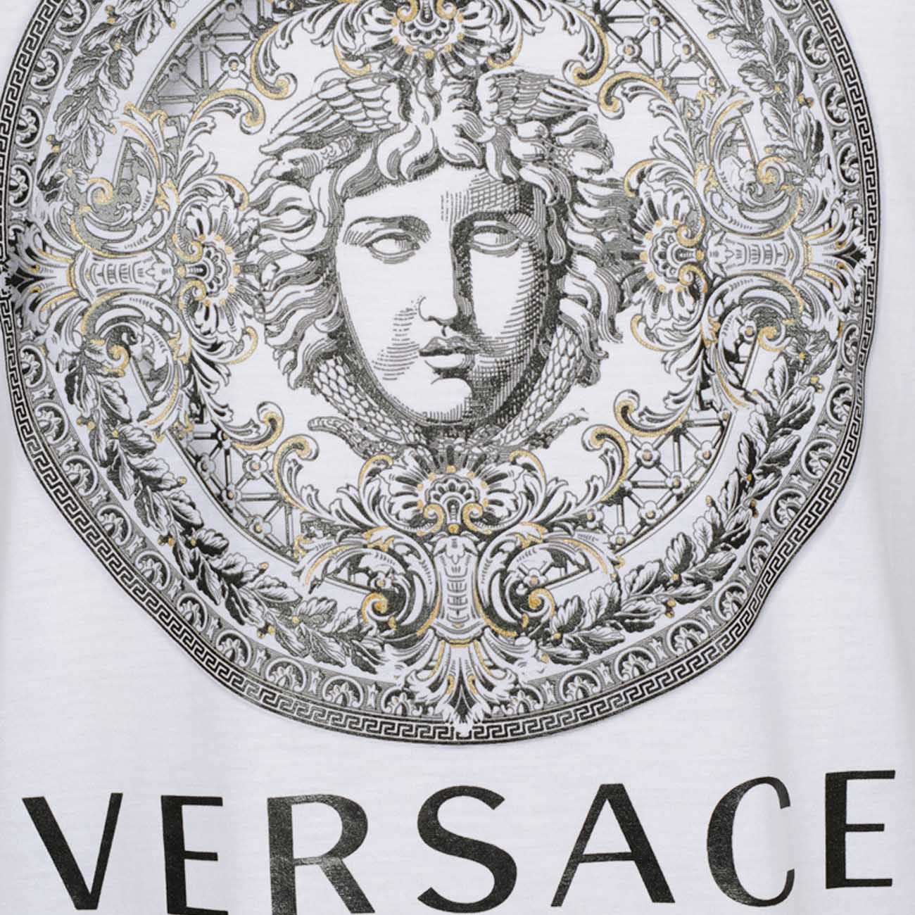 versace/範思哲 美杜莎圖案短袖t恤 a68909a201952 a001