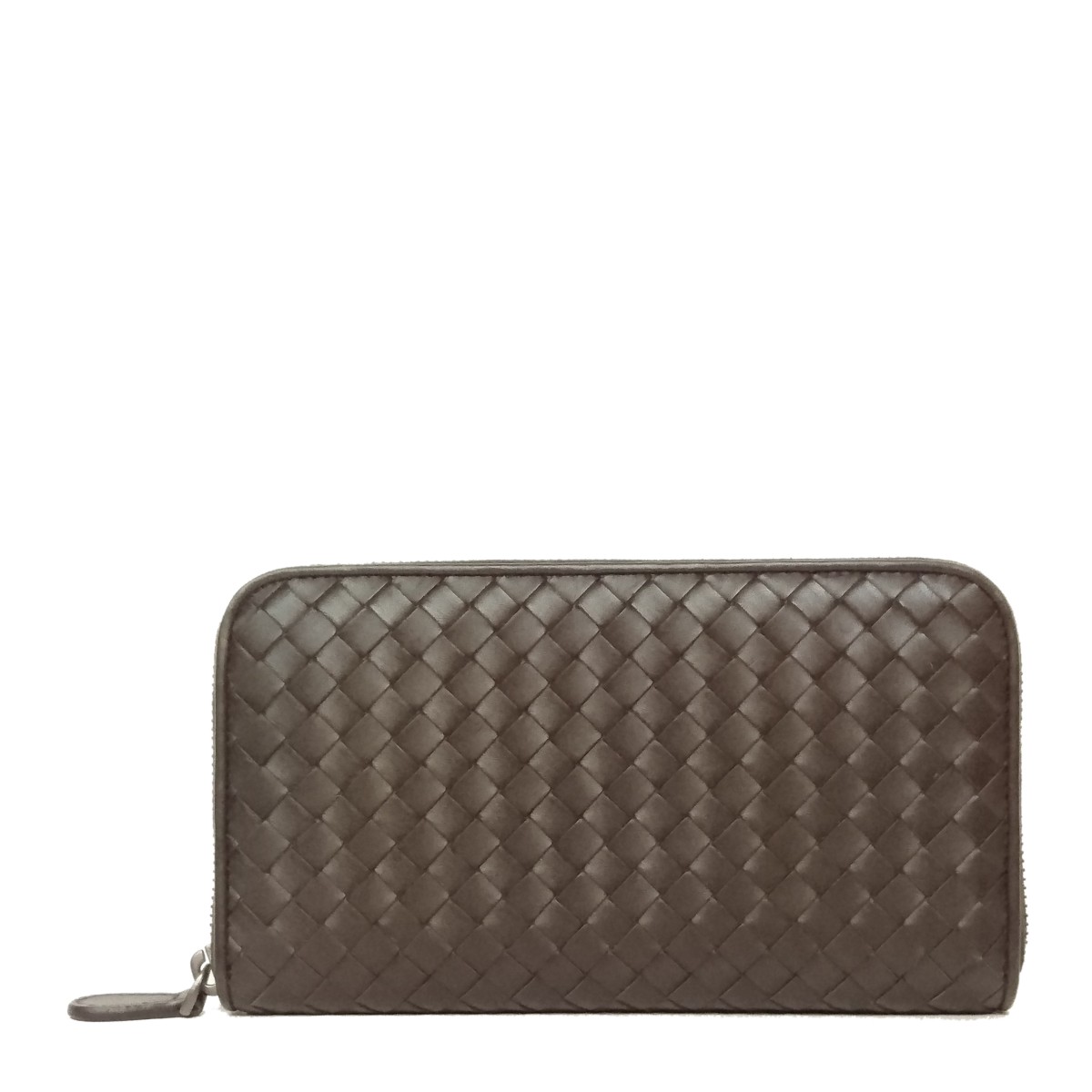 【包邮包税】bottega veneta/葆蝶家 男士棕色羊皮长款钱包 114076