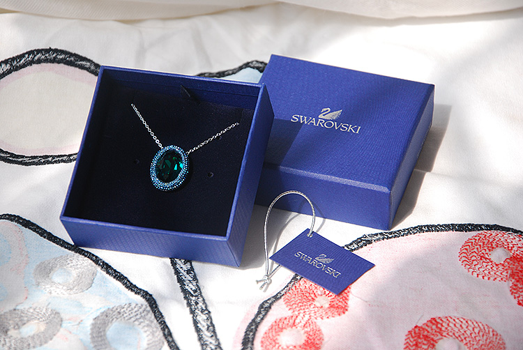 swarovski/施华洛世奇 16年新款绿色水晶项链 5196475