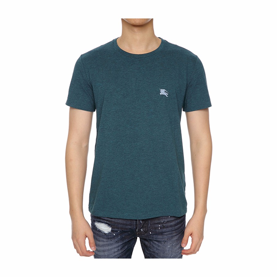 burberry/博柏利 男士t恤 男士超柔棉质t恤衫 深水鸭色麻灰3974212