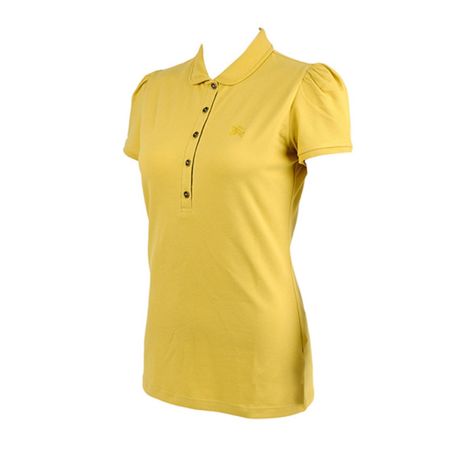 burberry/博柏利 女士黄色刺绣棉质短袖polot恤 3982977 yellow