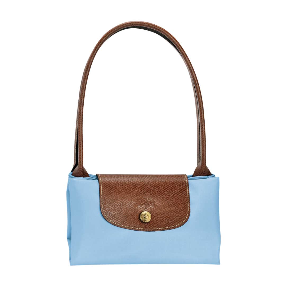 longchamp/珑骧 le pliage系列经典尼龙摺叠长柄小号饺子包/手提包/单