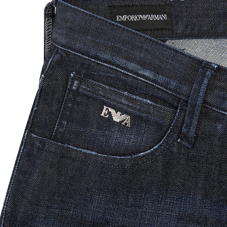 emporio armani/安普里奥阿玛尼-男士裤子-男士黑色牛仔裤94棉4聚酯