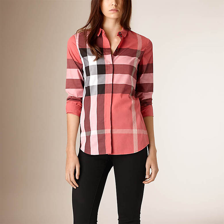 burberry/博柏利 女士纹棉质衬衫 &4012946