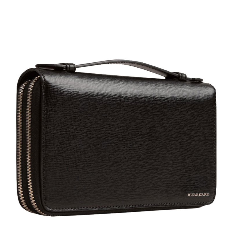 burberry/博柏利 男士牛皮黑色手拿包 #3997598