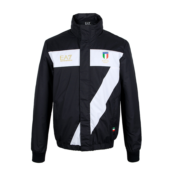armani/安普里奥阿玛尼 ea7系列 男士意大利奥运代表队连帽夹克外套