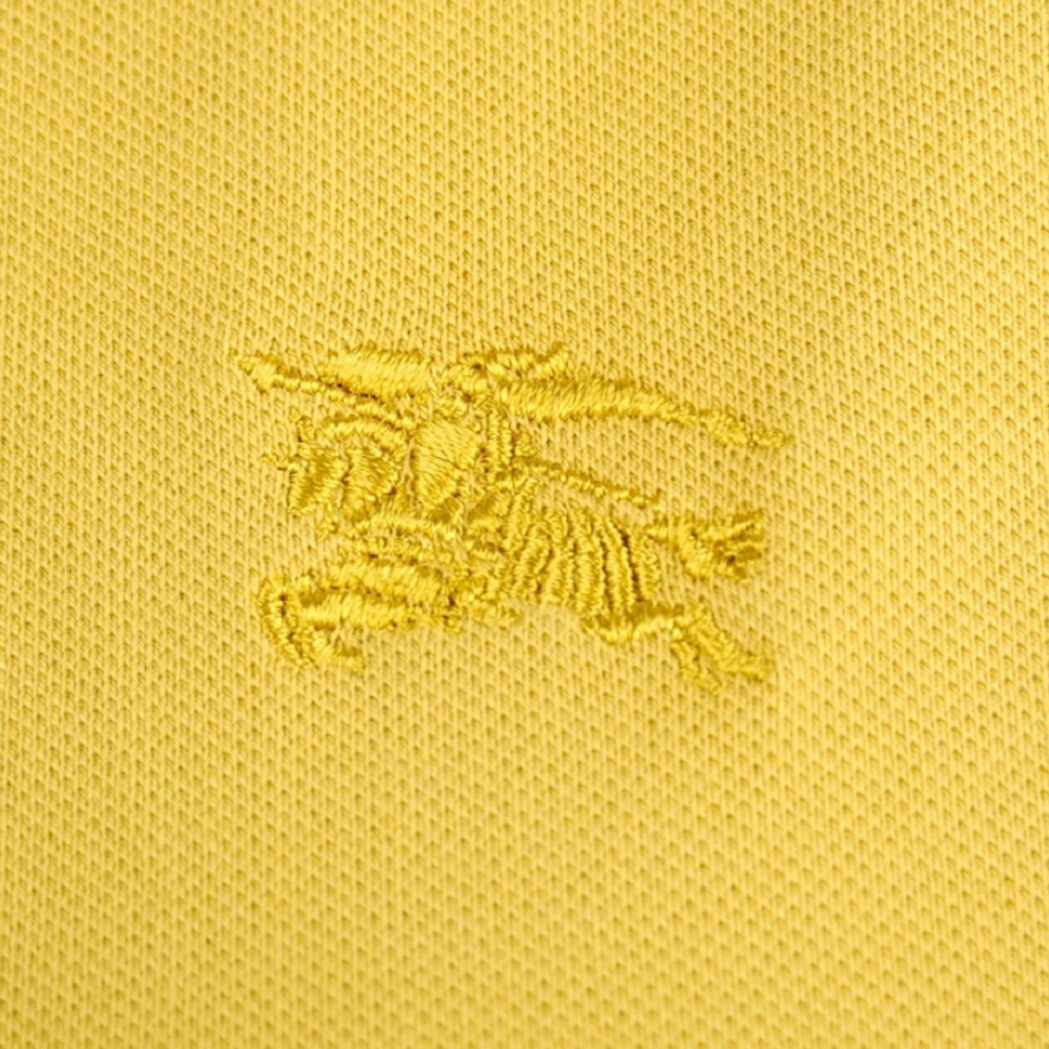 burberry/博柏利 女士黄色刺绣棉质短袖polot恤 3982977 yellow