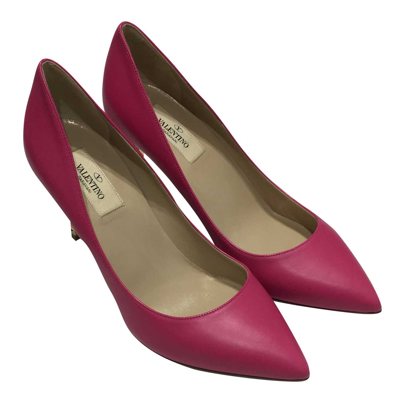 valentino/华伦天奴 高跟鞋 女士粉红色8厘米高跟鞋