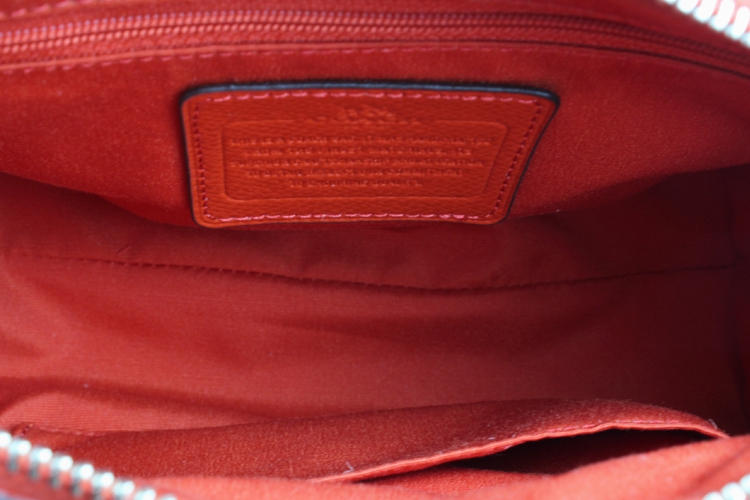 coach/蔻驰 女士牛皮红色speedy 25 波士顿桶包 手提包/单肩包 f38160