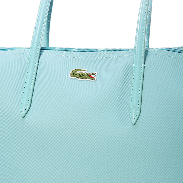 lacoste/鳄鱼绿色女士pvc人造革单肩包