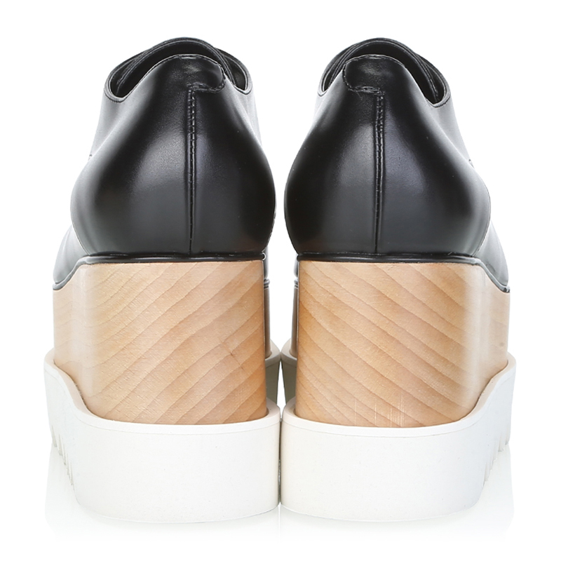 stella mccartney/斯特拉·麦卡特尼 女士黑色松糕鞋/中跟鞋 363997 w