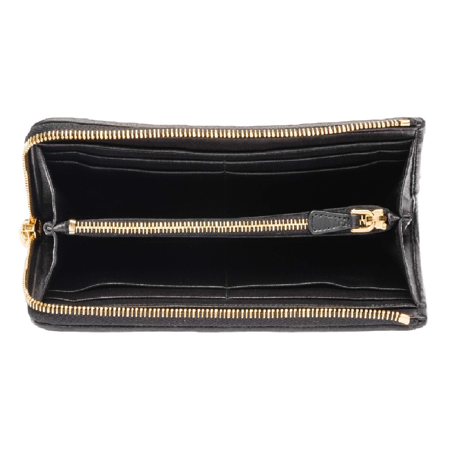 【包邮包税】miumiu/缪缪 女士黑色羊皮钱包 5ml183 n88 f0002