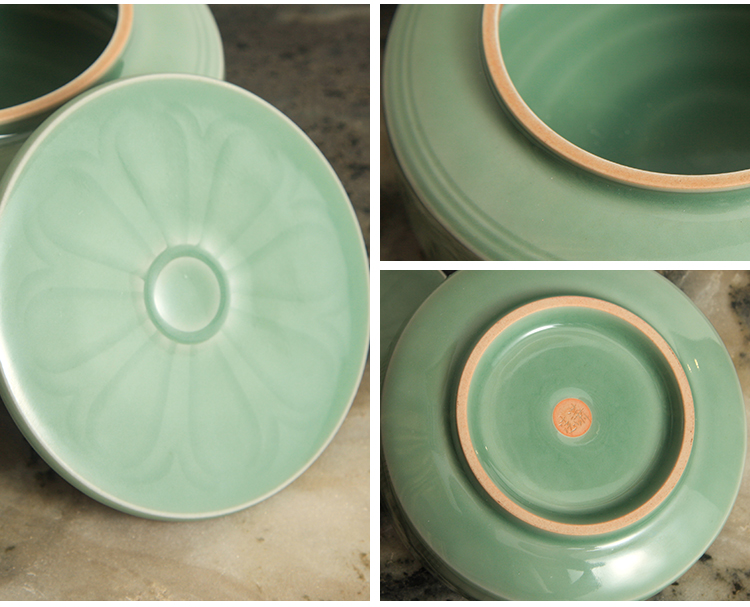 zx正尔玉茶具瓷器龙泉青瓷艺术品弟窑梅子青华凌潇工艺