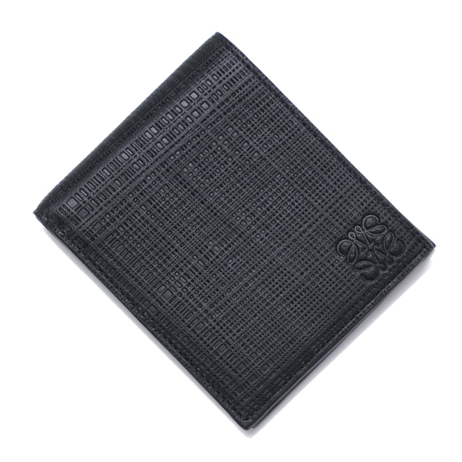 loewe/罗意威 男士黑色牛皮短款钱包 10188m77 1100