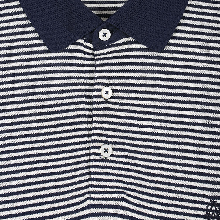 男士t恤】dunhill/登喜路男士藏青色50%棉50%亚麻男士t恤【正品 价格