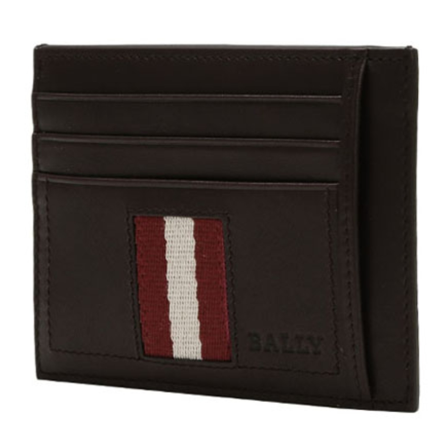 bally/巴利 男士牛皮棕色卡包小型皮具 6168916