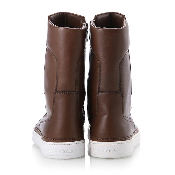 prada/普拉达 牛皮 中筒 男士靴子