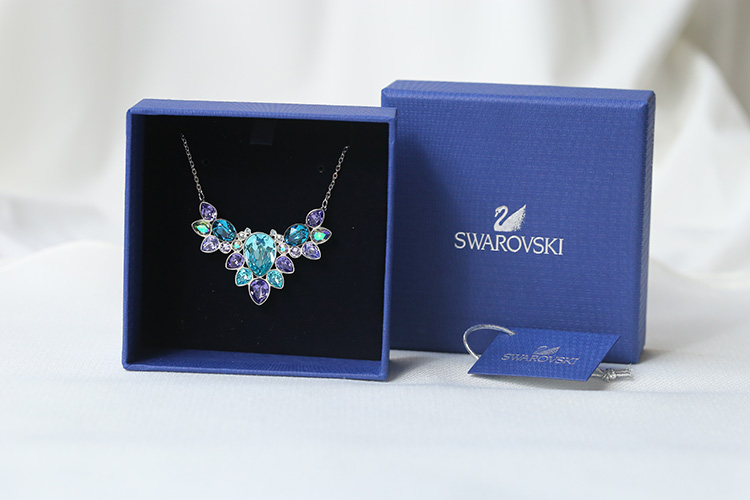 【swarovski施华洛世奇 项饰/吊坠】swarovski/施华洛世奇 蓝色浪花水