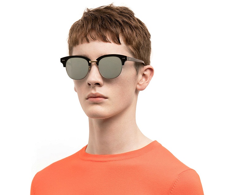 gentle monster/gentle monster  secondboss-01(2m)金色矩形复古太阳