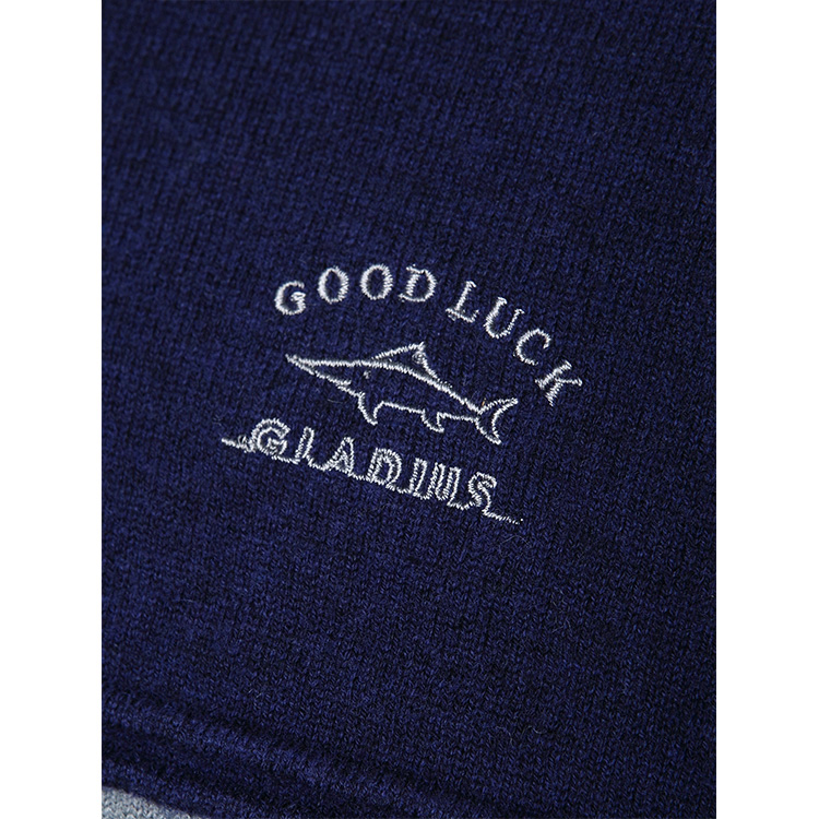 good luck gladius/德国鲨鱼 男士v领羊毛长袖针织衫 男针织衫