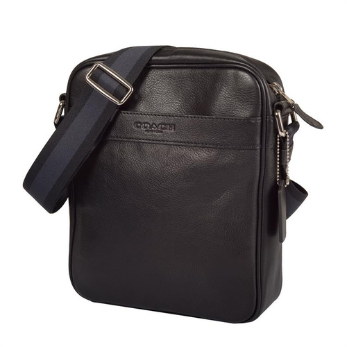 coach/蔻驰 男士竖款真皮单肩包斜挎包54782 黑色
