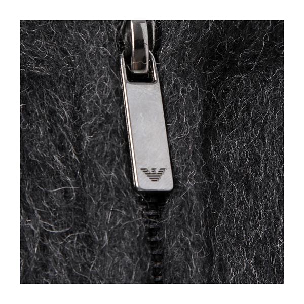 emporio armani/安普里奥阿玛尼 男士外套 拉链连帽羊毛马海毛混纺