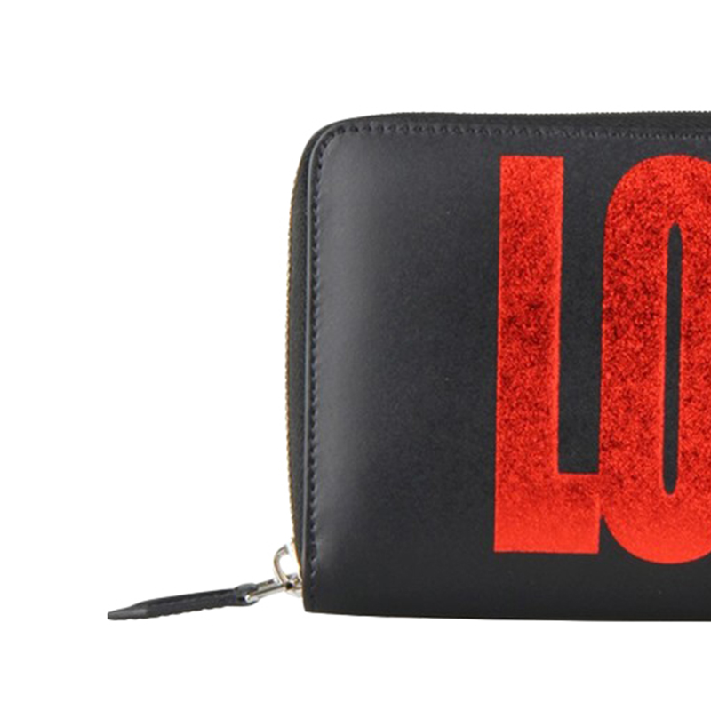 givenchy/纪梵希 女士黑色牛皮love红色字母长款钱包 bc06340780 009