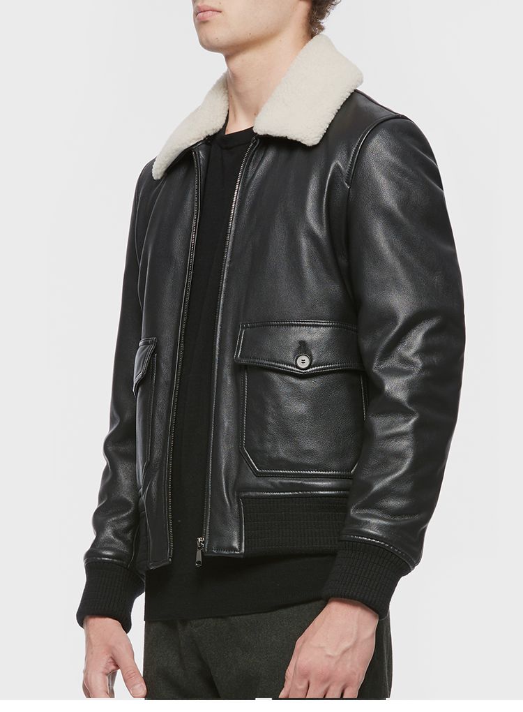 menwear】mattitude/mattitude 男士外套>男士皮衣 短款皮衣外套