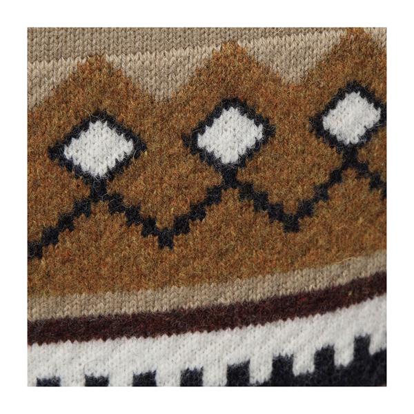 burberry/博柏利 brit系列女针织衫 羊毛羊绒混纺抽象印花圆领女士