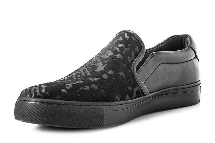 verri/verri男士休闲鞋-一脚蹬皮鞋鞋面材质:牛毛皮 牛皮革