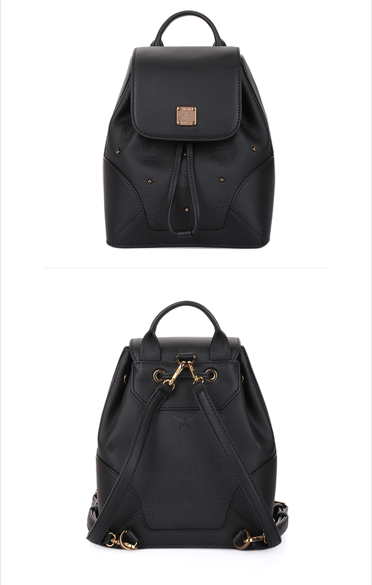 【mcmmcm 双肩包】mcm/mcm女士pvc mini双肩包 背包 mwk6aca05【正品 